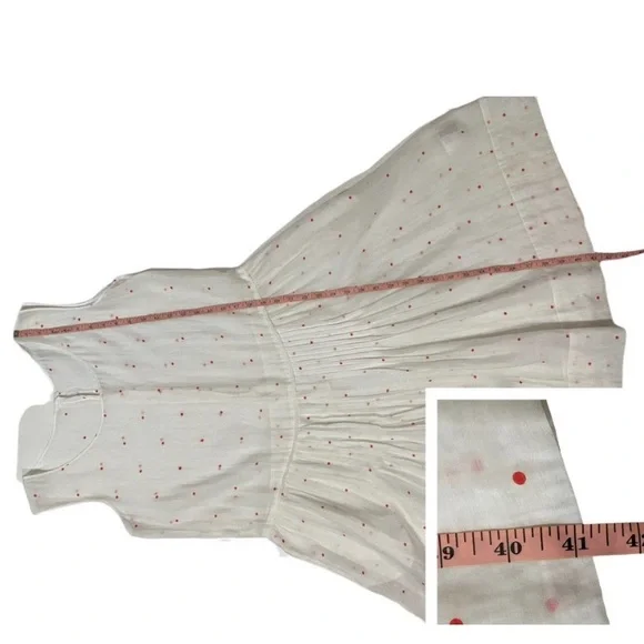 Margaret Howell Sheer Button Back Sleeveless Dress - Picture 5 of 5